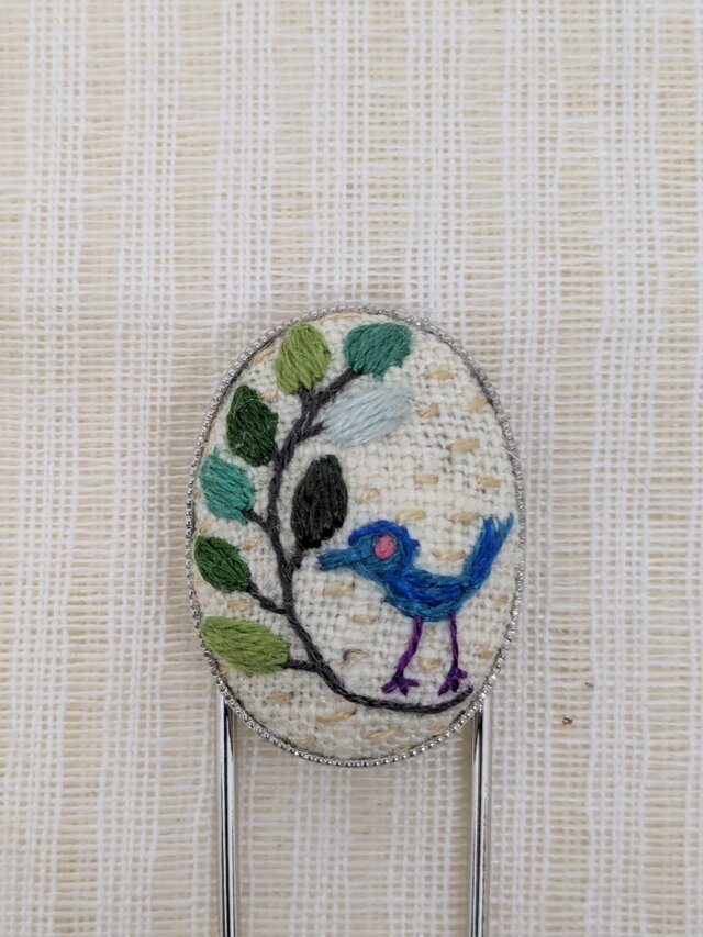 小鳥のささやき　ピンブローチ　