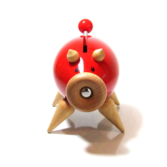 FRANCE 「VILAC」 Wooden Piggy Bank | iichi 日々の暮らしを心地よく