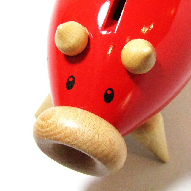 FRANCE 「VILAC」 Wooden Piggy Bank | iichi 日々の暮らしを心地よく