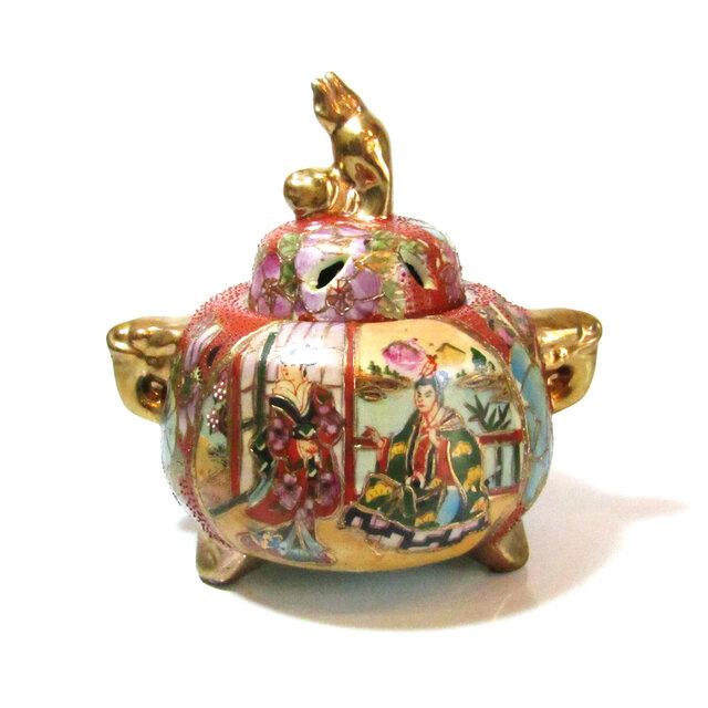 Vintage Sastuma-yaki Incense Burner