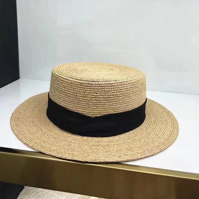 【未使用】MASAKAZU FURUSAWA ストローハット F ラフィアハット ラフィアハット、ツバ広麦わら帽子 耐風性 夏用 大人 ストロー