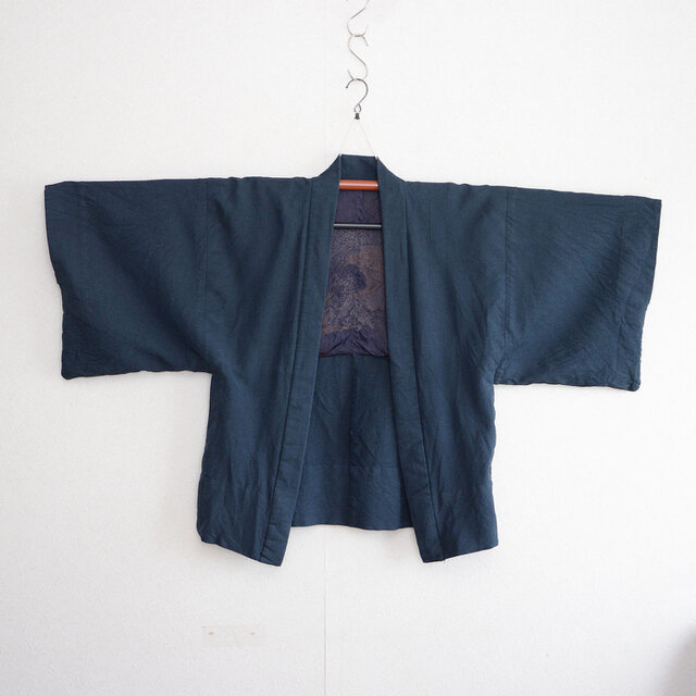羽織 メンズ 裏勝り 蛇 鷲 鷹 刺繍 アンティーク着物 ジャパン