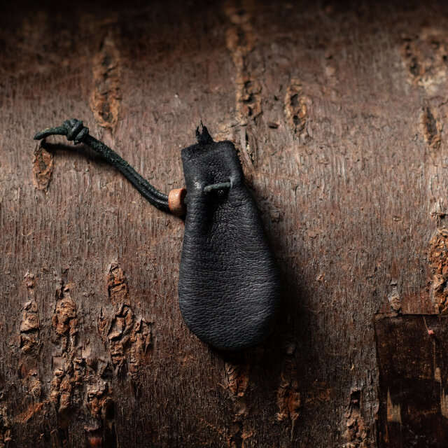 鹿革巾着　2211423