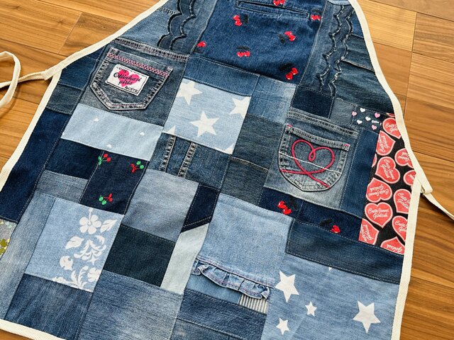 デニムエプロン OX'ED SILVER 20'S WORK APRON HEMP DENIM / 20'S ワーク