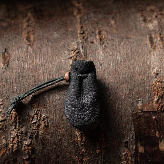 鹿革巾着  2211421