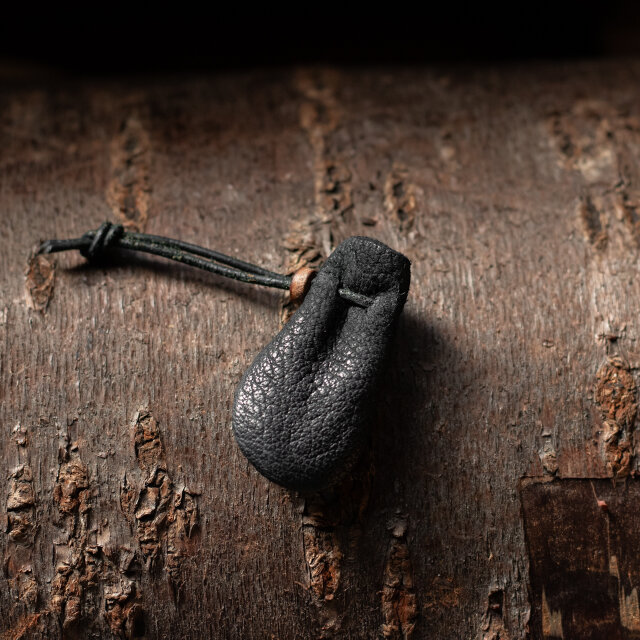 鹿革巾着  2211420