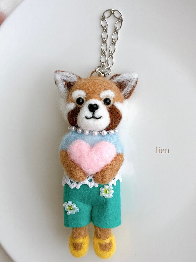 レッサーパンダバッグチャーム