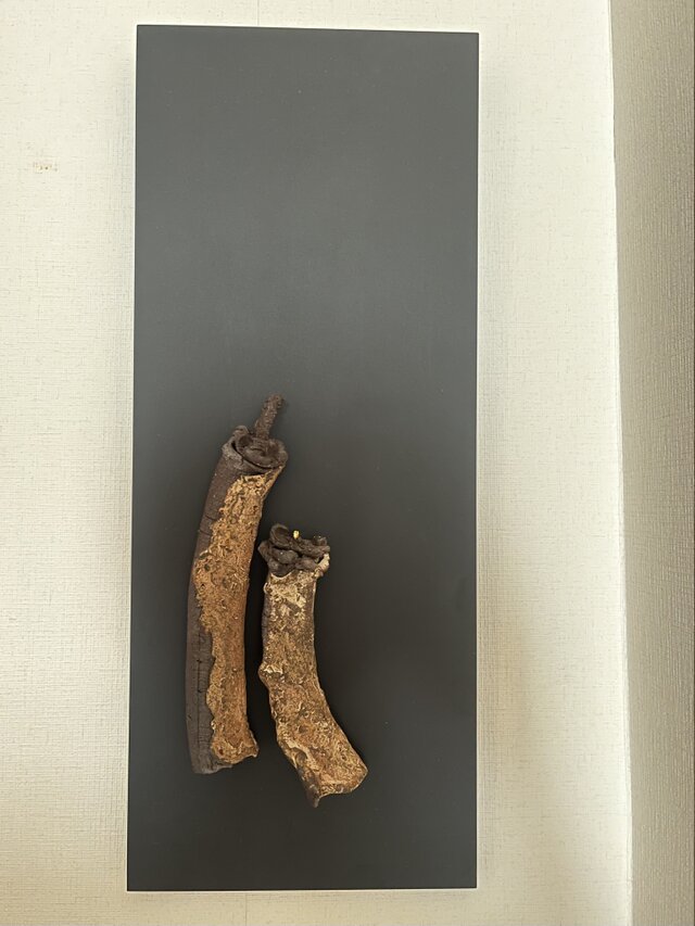 雛　焼締&泥彩釉　筒雛　陶額(長角特大)  No.10(on sale)