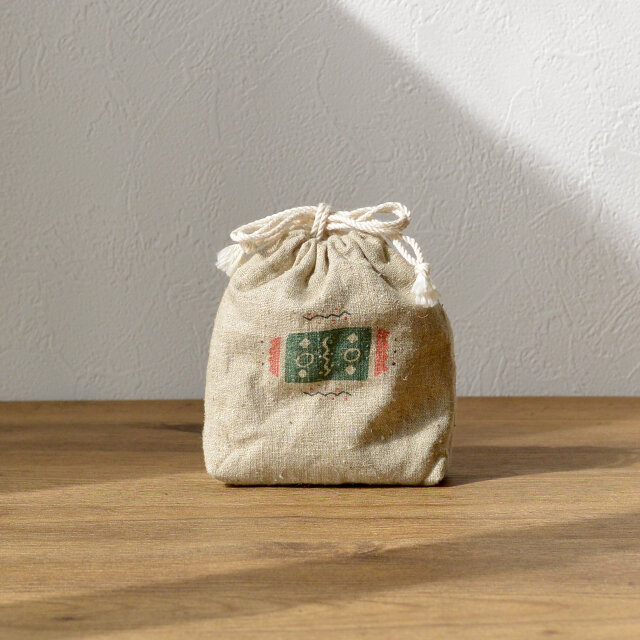 小さめ ミニ巾着 ポーチ　shikakugiza