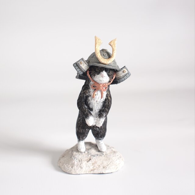 兜ネコ -  (塑像)