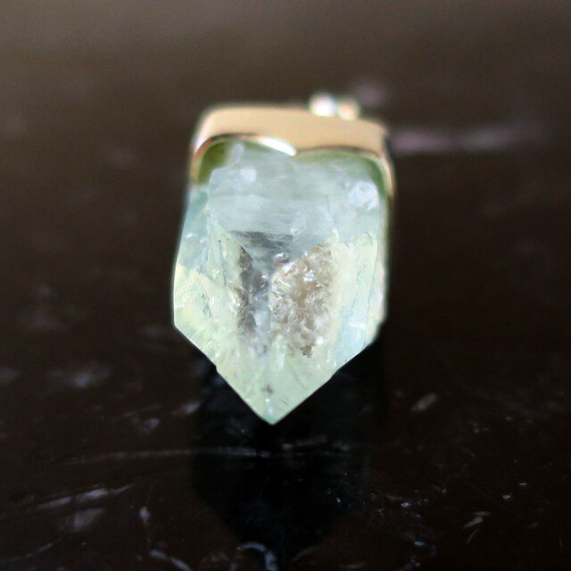 個性派グリーンアポフィライト×トルマリン シルバーペンダント IPE5503