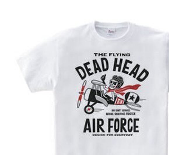 空飛ぶ骸骨 WS~WM•S~XL Tシャツ【受注生産品】の画像1枚目