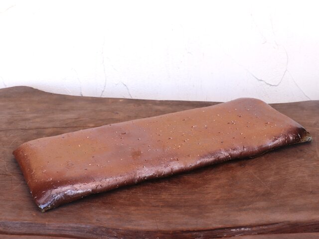 キレイな　長方皿　大　備前焼 備前焼 長方皿(35cm) sr1-041 | iichi 日々の暮らしを心地よく