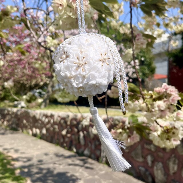 フラワーボール ちりめんボール ブーケ ボールブーケ 装花