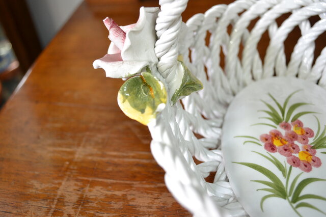 陶器製取手付きバスケット 果物入れ Breadバスケット | iichi 日々の