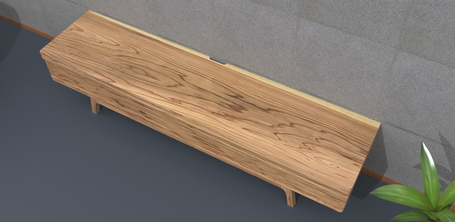 ローマ_T44』手作りテレビ台・杉 無垢材・ w170 | iichi 日々の