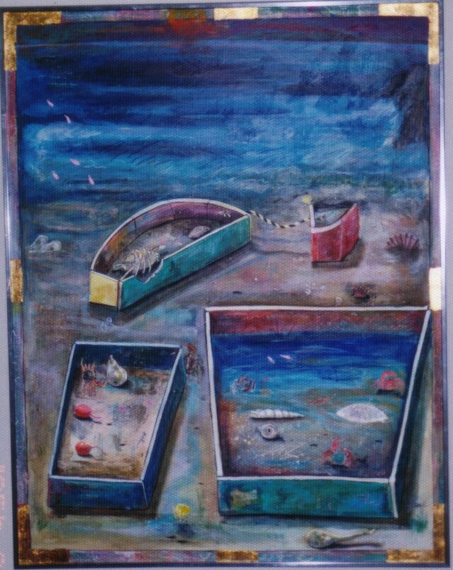 アクリル「採集箱Ⅱ」