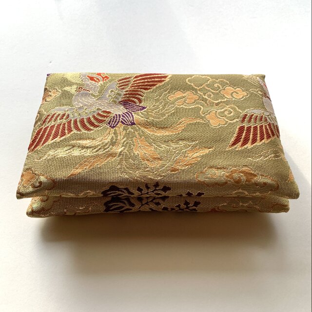 煌翔（こうしょう）』 金襴織物御朱印帳袋 B6/B5サイズ 鳳凰 紗綾形