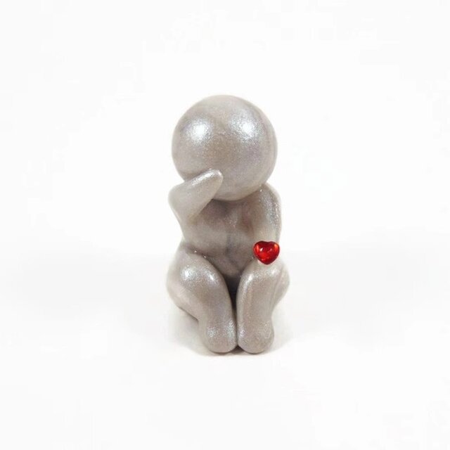 受注生産 ベイビー 赤ちゃん 乳児 心 小物 飾り 手彫り メモリアルギフト 記念品 思い出 形見 置物