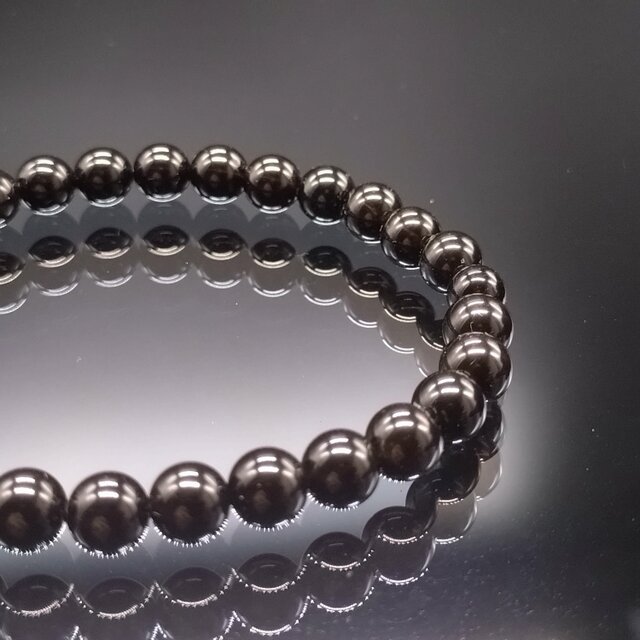 ＊華＊水入り水晶　モリオン　ブレスレット 華＊水入り水晶 モリオン ブレスレット 華＊水入り水晶 モリオン