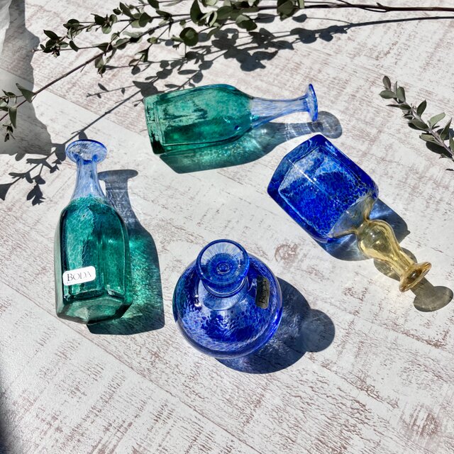 ★FRAGILE,GLASS,FIGURES ガラス製 人形 双子 ヴィンテージ ☆FRAGILE,GLASS,FIGURES ガラス製 人形 双子 ヴィンテージ ☆FRAGILE