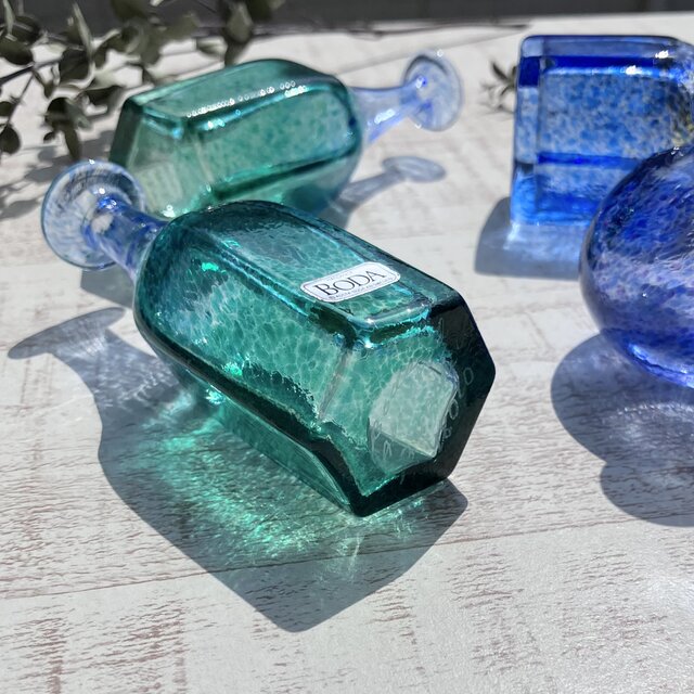 Bertil Vallien ブルーの花瓶　ヴィンテージ Bertil Vallien ブルーの花瓶 ヴィンテージ Bertil Vallien