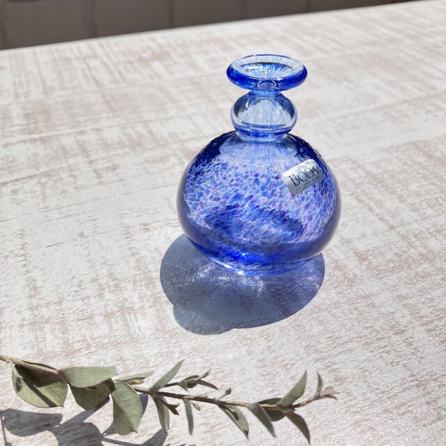 北欧＊魅惑のまるい小瓶/バーティルヴァリーン/一輪挿し/ヴィンテージガラス