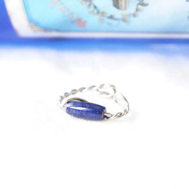 Twist Cuff（ラピスラズリ）-rice-