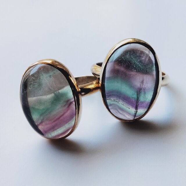 フローライト brass ring