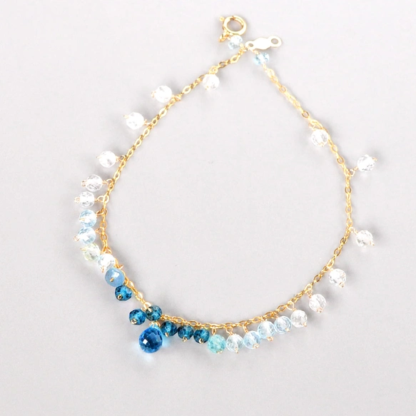 Brise Bleue Bracelet〜青風のささやき〜スイスブルートパーズ