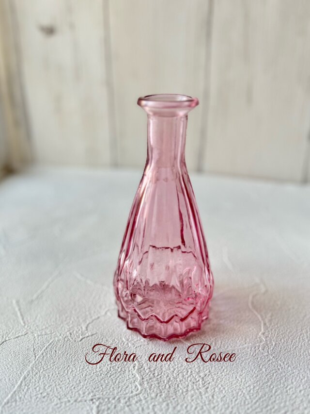 アネモネとスイトピーフランネルフラワーの春ブーケ（花びん付き