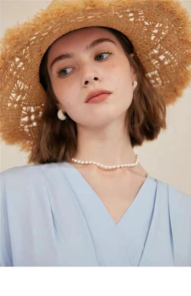 極美品✨️ KISHIDAMIKI キシダミキ ストロー ハット ラフィア 夏 極美品✨️ KISHIDAMIKI キシダミキ ストロー ハット ラフィア 夏