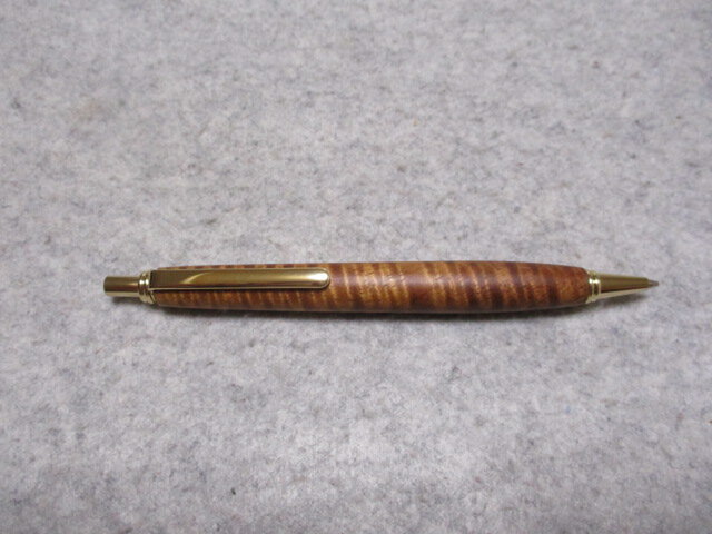 ハワイアンコア カーリー杢 椿油仕上げ シャープペンシル0.5ミリ用