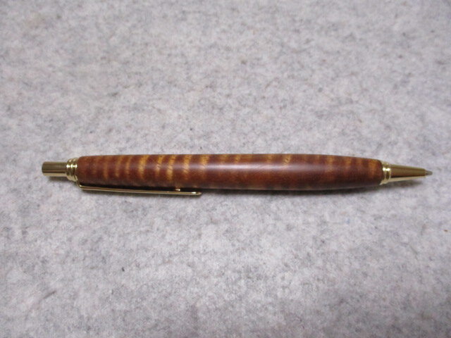 ハワイアンコア カーリー杢 椿油仕上げ シャープペンシル0.5ミリ用