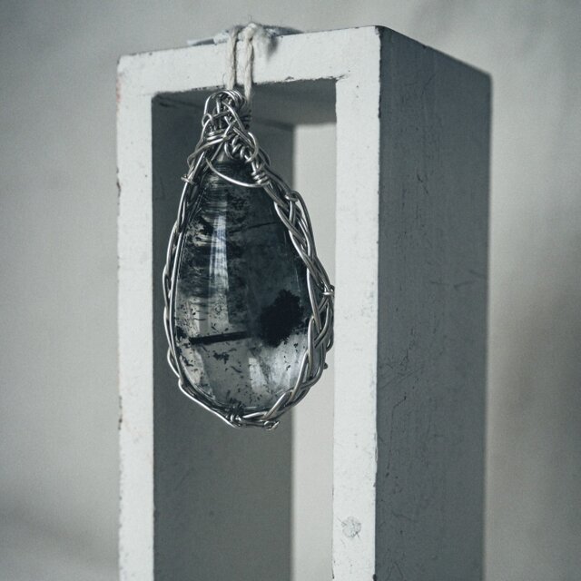mineral pendant head(ガーデンクォーツ）