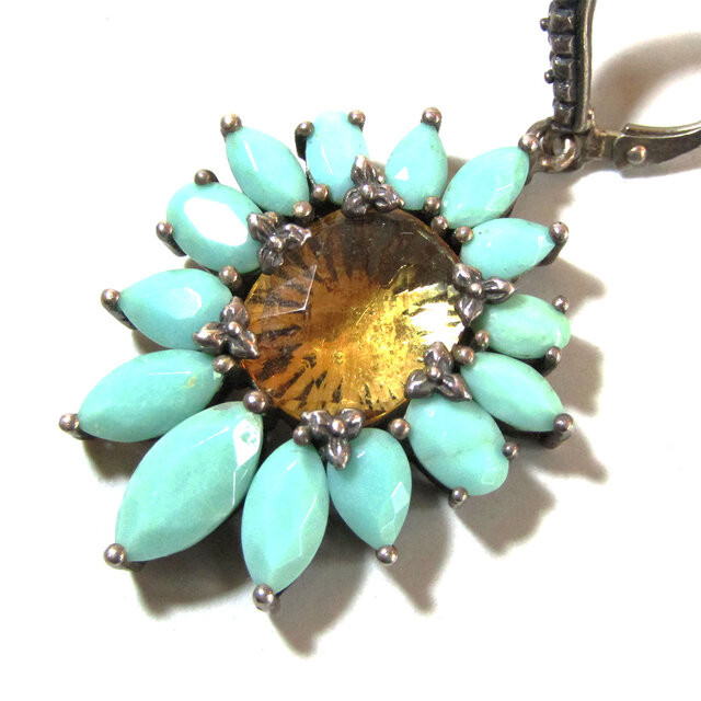 USA 「Stephen Dweck」 Silver Flower Design Earrings | iichi 日々の