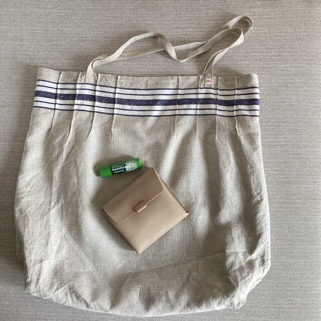 ドイツアンティークリネンクロスのエコトート*#85