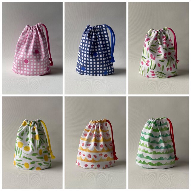 【受注製作】選べる2枚セット　コップ袋（小）