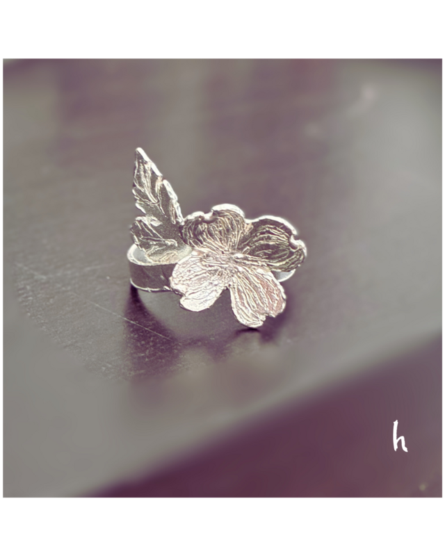 ハナミズキのシルバーリング