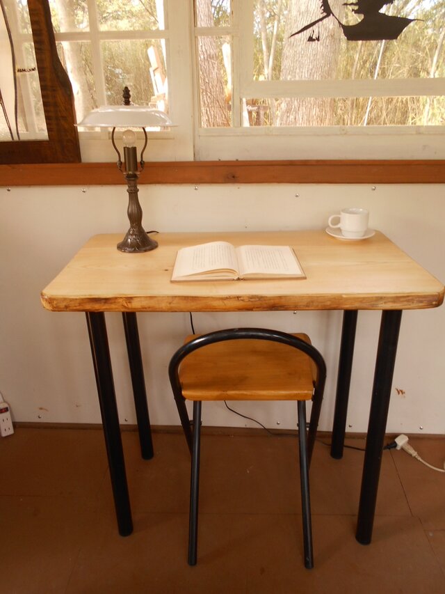 　ひのき　アイアンテーブル　04-16　(テーブルのみ）　