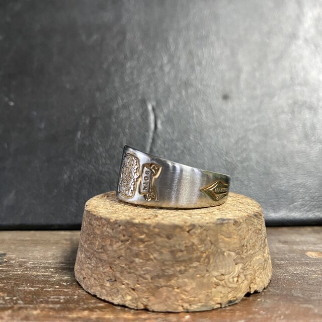 ハンドメイドリングno.150 シルバーアクセサリー スプーンリング