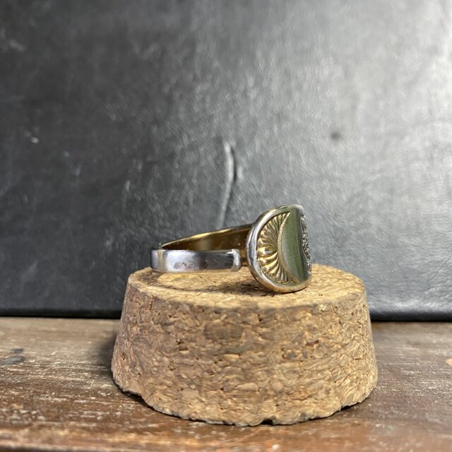 ハンドメイドリングno.150 シルバーアクセサリー スプーンリング