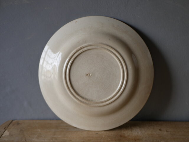 no.1 平皿 チューリップ GIEN ジアン フランスアンティーク