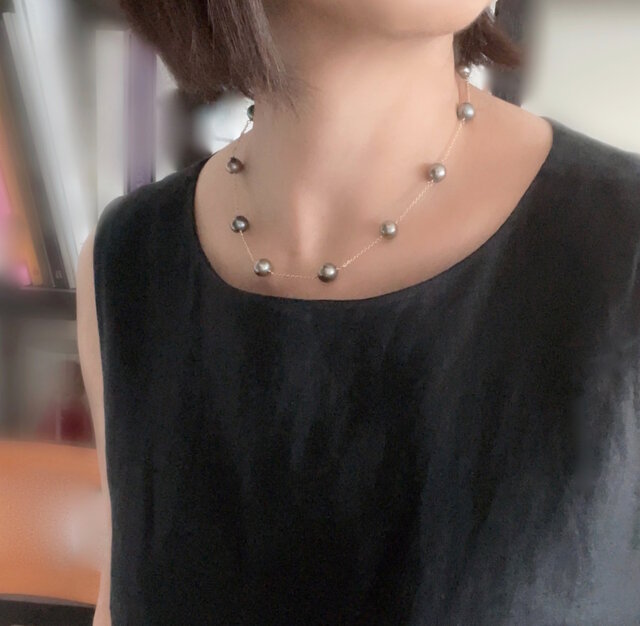 お安く～☆新品 ☆タヒチ産ブラックイリュージョンあり^美しい