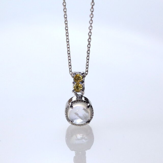 Ro様ご検討中　ホワイトラブラドライト サイズグラデーション 高品質】ホワイトラブラドライト カボション ドロップ | Preferito