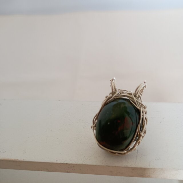 mineral pendant head（ブラッドストーン）