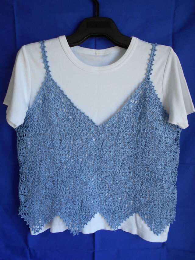 シルキーコットンのキャミソール