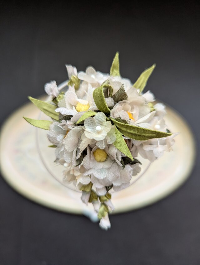 ブローチ ﾃｨｱﾄﾞﾛｯﾌﾟ花かんざし B159