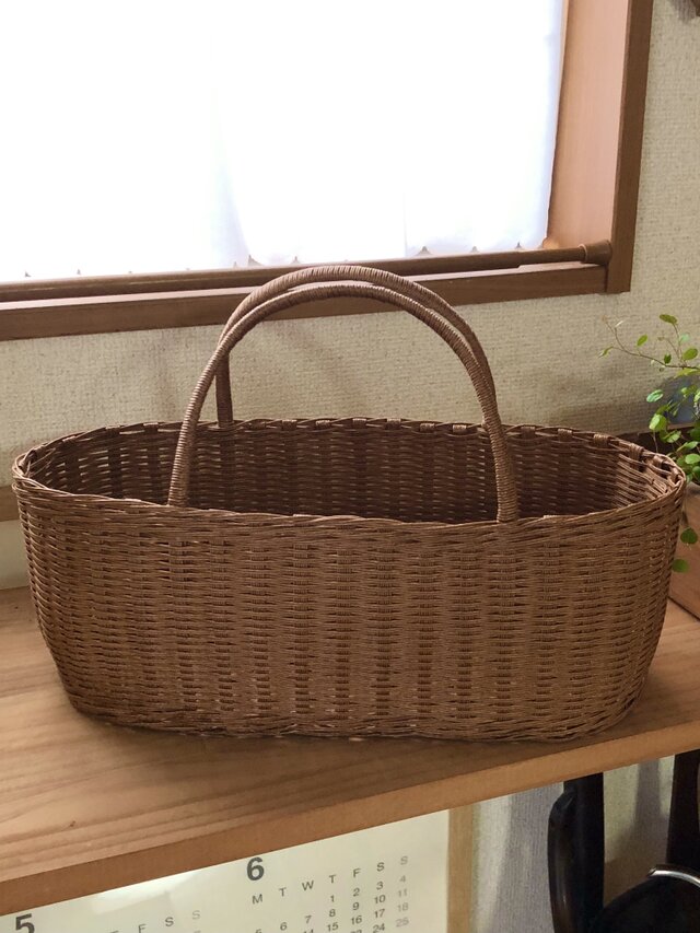 エコクラフト　カゴバッグ