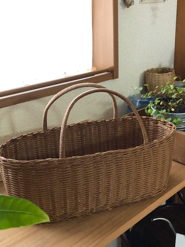 エコクラフト カゴバッグ | iichi 日々の暮らしを心地よくする